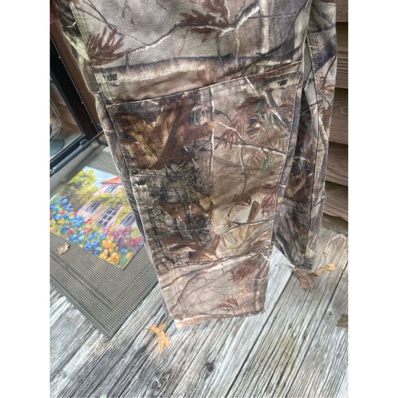 CARHARTT Realtree AP Camouflage Hunting Overalls double knee 40x30 - Picture 11 of 12